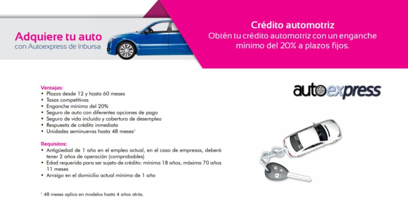 Crédito Autoexpress Inbursa